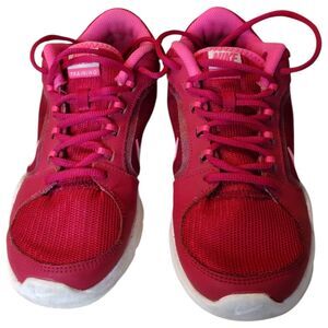 Nike Pink Lace-up Size 6.5 Training Sneakers Shoes Women's